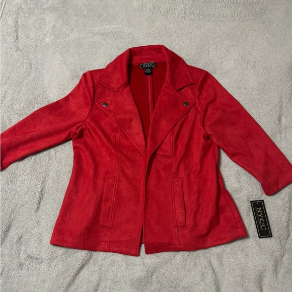 New York Clothing Co Jackets & Blazers - New York Clothing Co Women’s Red Blazer Size Medium